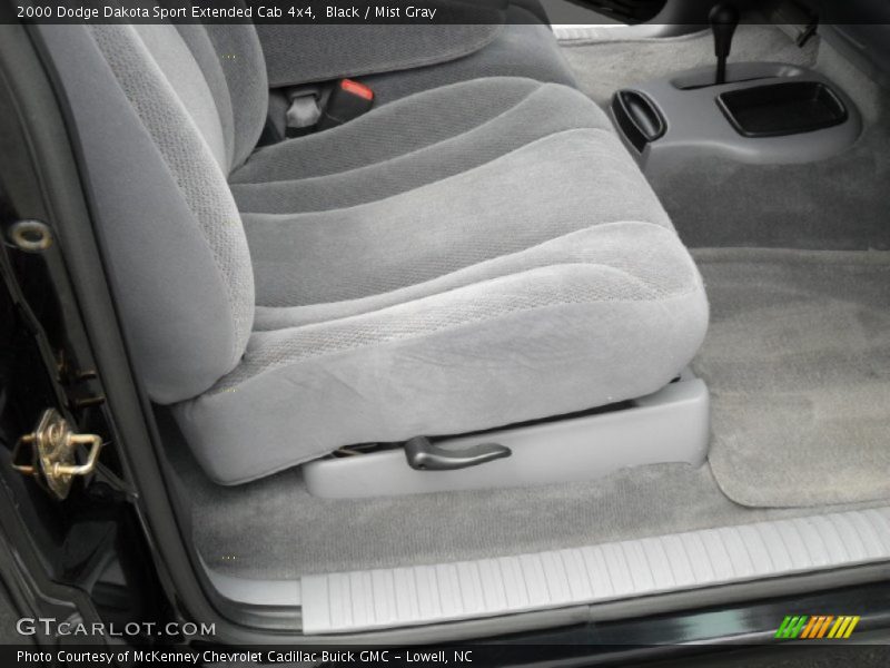 Black / Mist Gray 2000 Dodge Dakota Sport Extended Cab 4x4