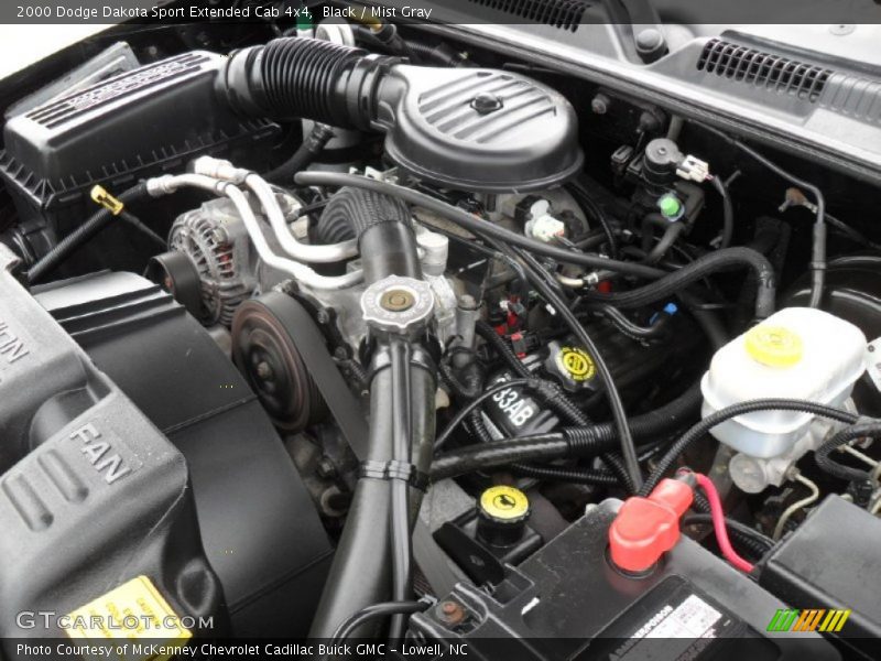  2000 Dakota Sport Extended Cab 4x4 Engine - 3.9 Liter OHV 12-Valve V6
