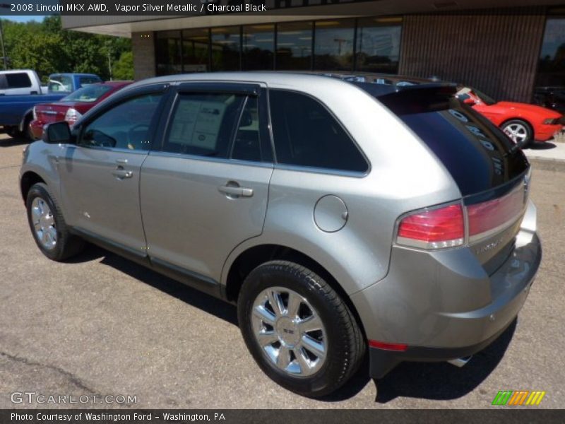 Vapor Silver Metallic / Charcoal Black 2008 Lincoln MKX AWD