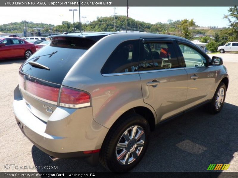 Vapor Silver Metallic / Charcoal Black 2008 Lincoln MKX AWD