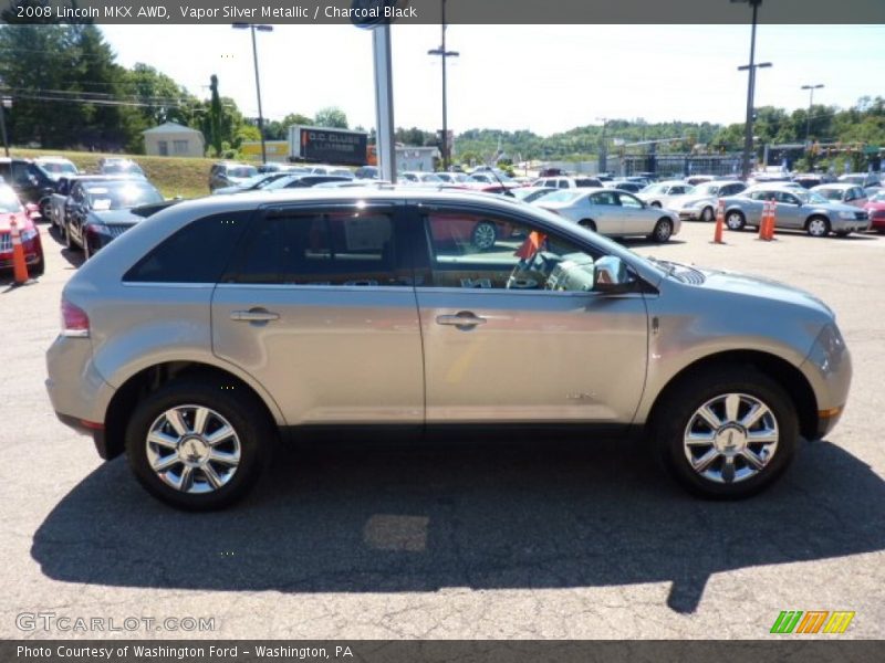 Vapor Silver Metallic / Charcoal Black 2008 Lincoln MKX AWD