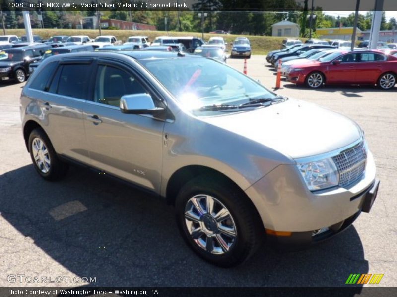 Vapor Silver Metallic / Charcoal Black 2008 Lincoln MKX AWD