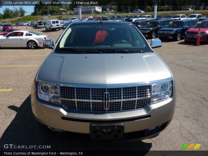 Vapor Silver Metallic / Charcoal Black 2008 Lincoln MKX AWD