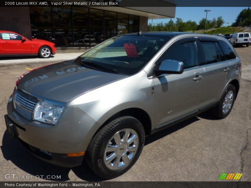Vapor Silver Metallic / Charcoal Black 2008 Lincoln MKX AWD