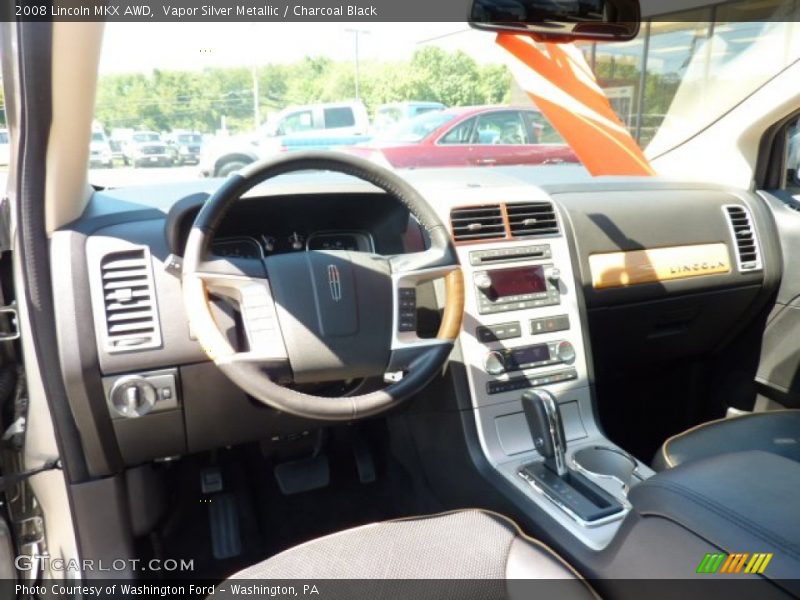 Vapor Silver Metallic / Charcoal Black 2008 Lincoln MKX AWD