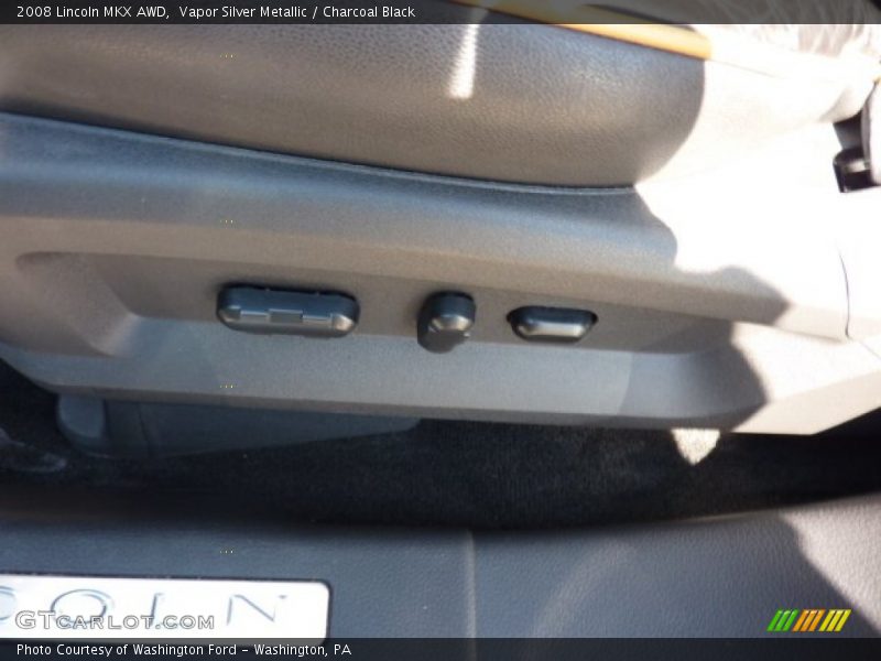 Vapor Silver Metallic / Charcoal Black 2008 Lincoln MKX AWD