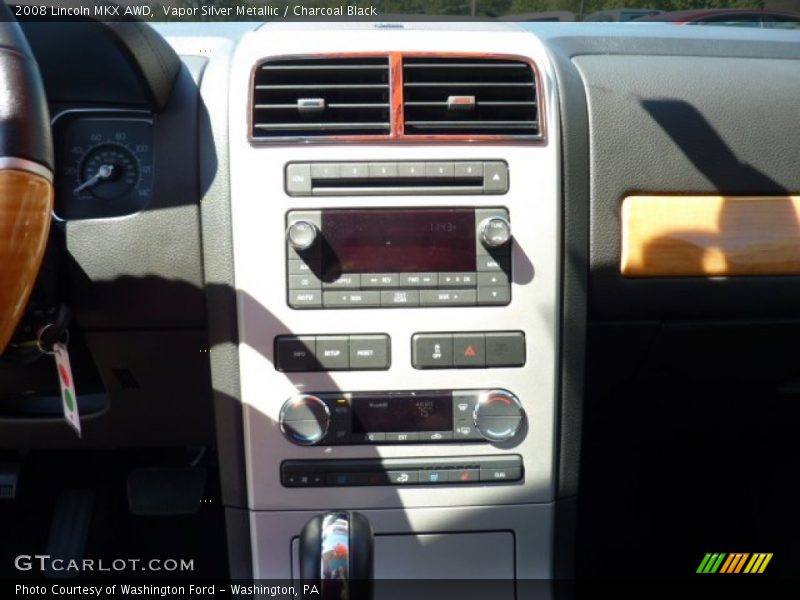 Vapor Silver Metallic / Charcoal Black 2008 Lincoln MKX AWD