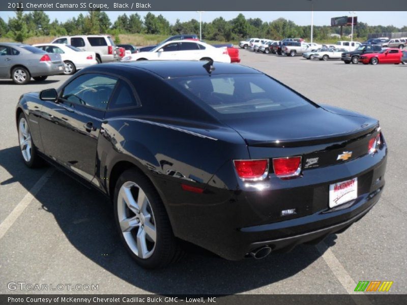 Black / Black 2011 Chevrolet Camaro SS Coupe