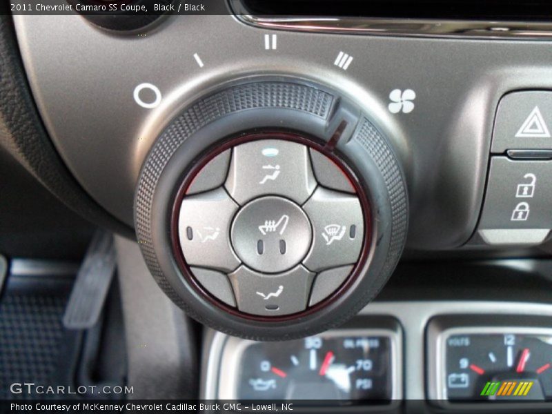 Controls of 2011 Camaro SS Coupe