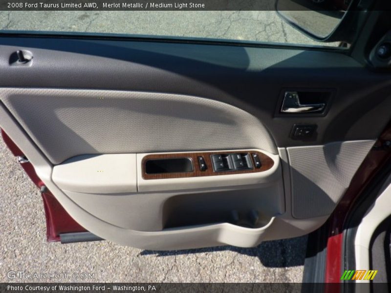 Merlot Metallic / Medium Light Stone 2008 Ford Taurus Limited AWD