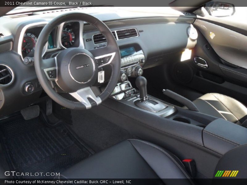 Black Interior - 2011 Camaro SS Coupe 