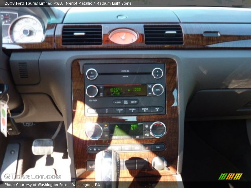 Merlot Metallic / Medium Light Stone 2008 Ford Taurus Limited AWD
