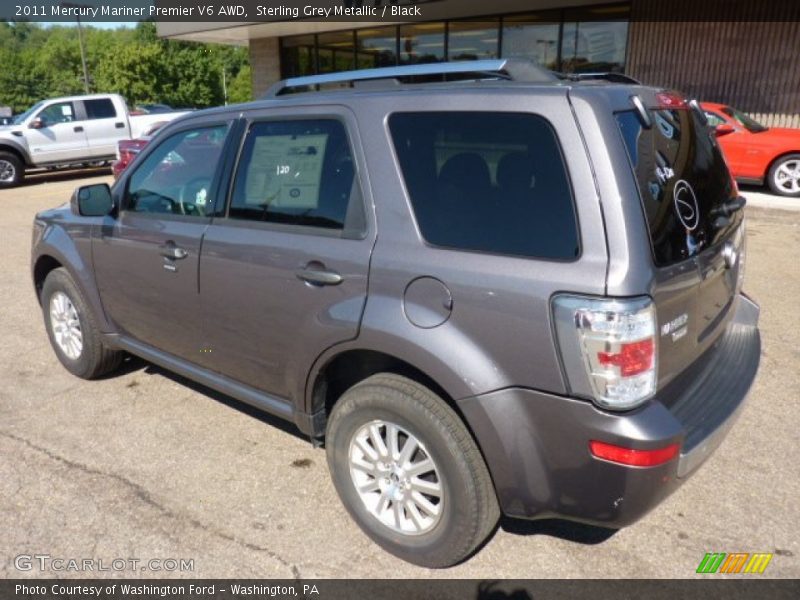 Sterling Grey Metallic / Black 2011 Mercury Mariner Premier V6 AWD