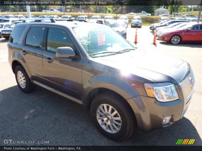 Sterling Grey Metallic / Black 2011 Mercury Mariner Premier V6 AWD