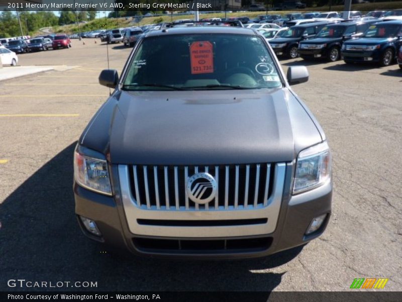 Sterling Grey Metallic / Black 2011 Mercury Mariner Premier V6 AWD