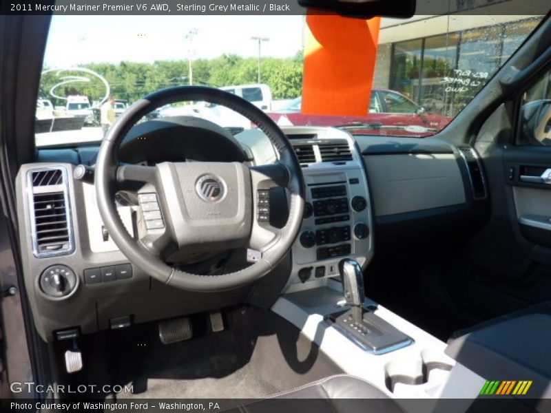 Sterling Grey Metallic / Black 2011 Mercury Mariner Premier V6 AWD