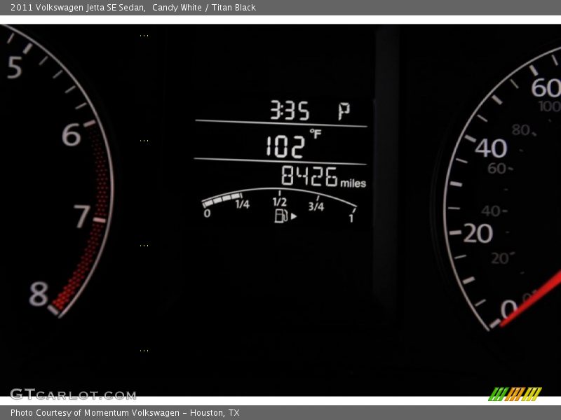 Candy White / Titan Black 2011 Volkswagen Jetta SE Sedan