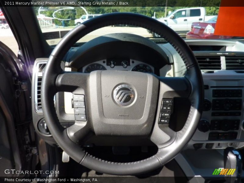 Sterling Grey Metallic / Black 2011 Mercury Mariner Premier V6 AWD