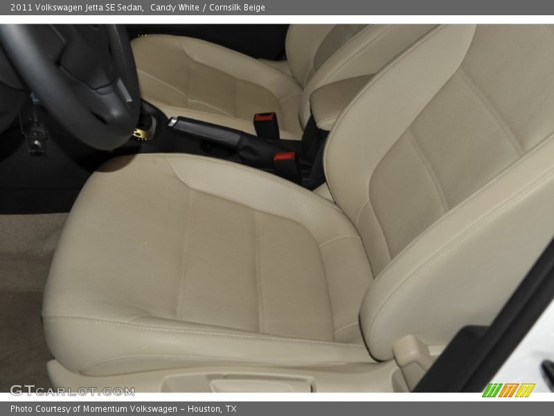 Candy White / Cornsilk Beige 2011 Volkswagen Jetta SE Sedan