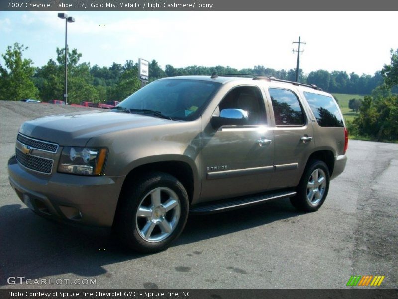 Gold Mist Metallic / Light Cashmere/Ebony 2007 Chevrolet Tahoe LTZ