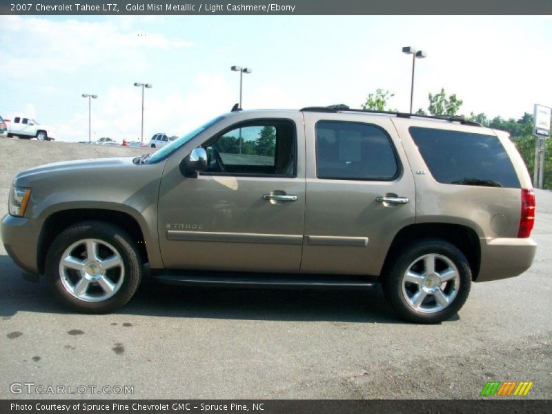 Gold Mist Metallic / Light Cashmere/Ebony 2007 Chevrolet Tahoe LTZ