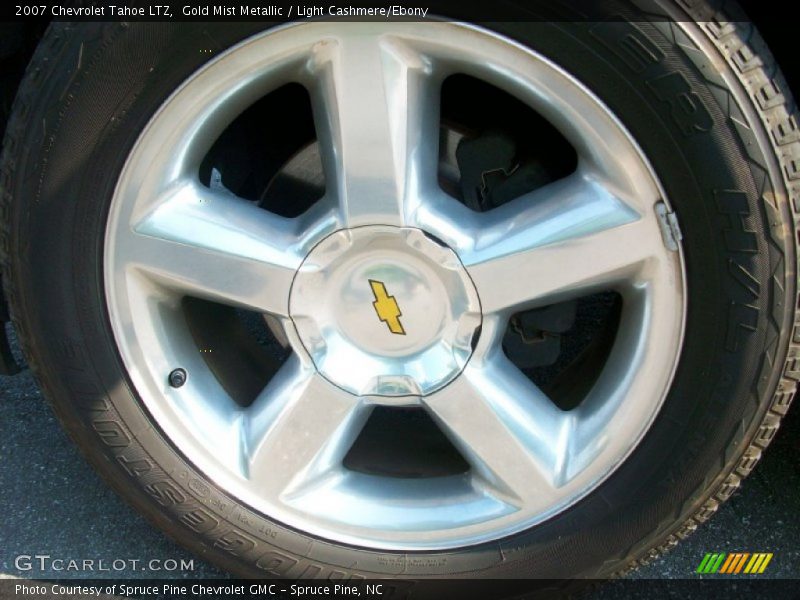 Gold Mist Metallic / Light Cashmere/Ebony 2007 Chevrolet Tahoe LTZ