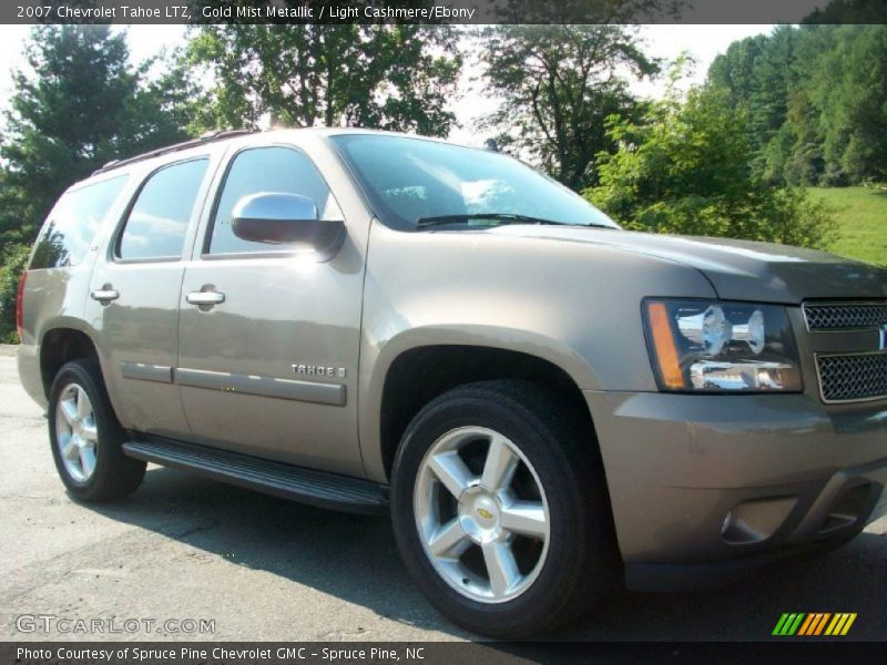 Gold Mist Metallic / Light Cashmere/Ebony 2007 Chevrolet Tahoe LTZ