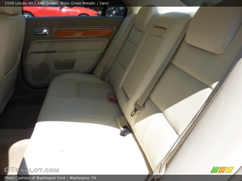 Moss Green Metallic / Sand 2008 Lincoln MKZ AWD Sedan
