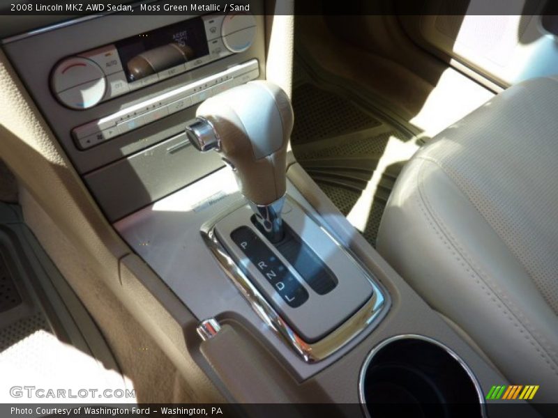 Moss Green Metallic / Sand 2008 Lincoln MKZ AWD Sedan