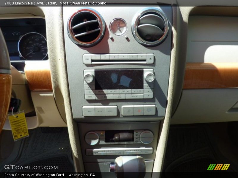 Moss Green Metallic / Sand 2008 Lincoln MKZ AWD Sedan