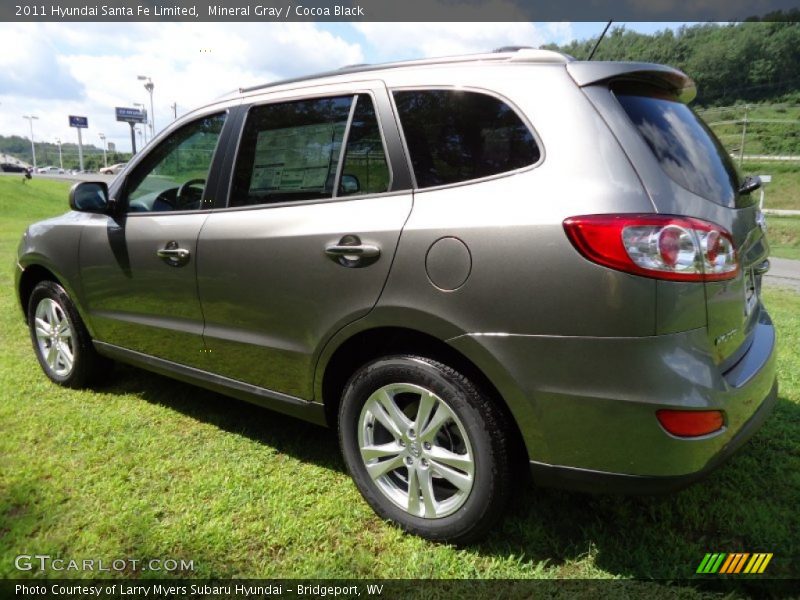 Mineral Gray / Cocoa Black 2011 Hyundai Santa Fe Limited