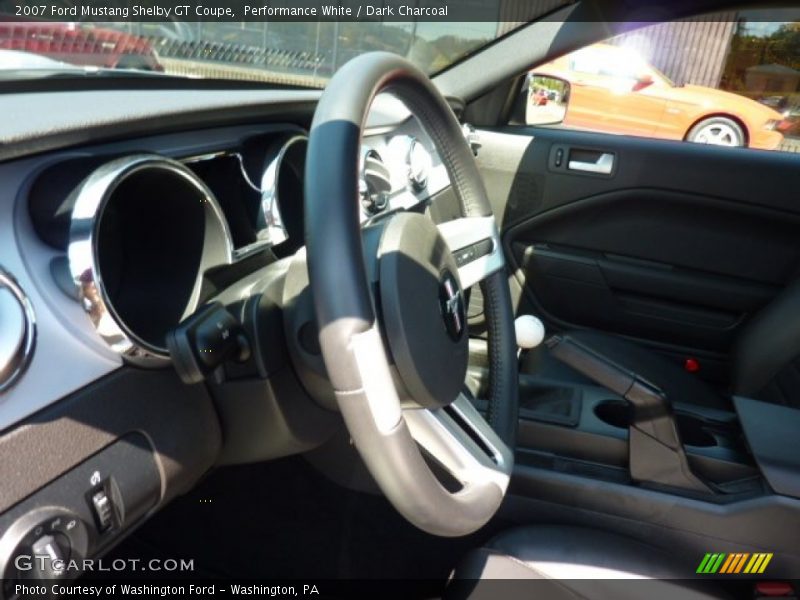 Performance White / Dark Charcoal 2007 Ford Mustang Shelby GT Coupe