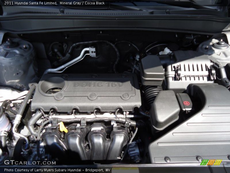  2011 Santa Fe Limited Engine - 2.4 Liter DOHC 16-Valve VVT 4 Cylinder
