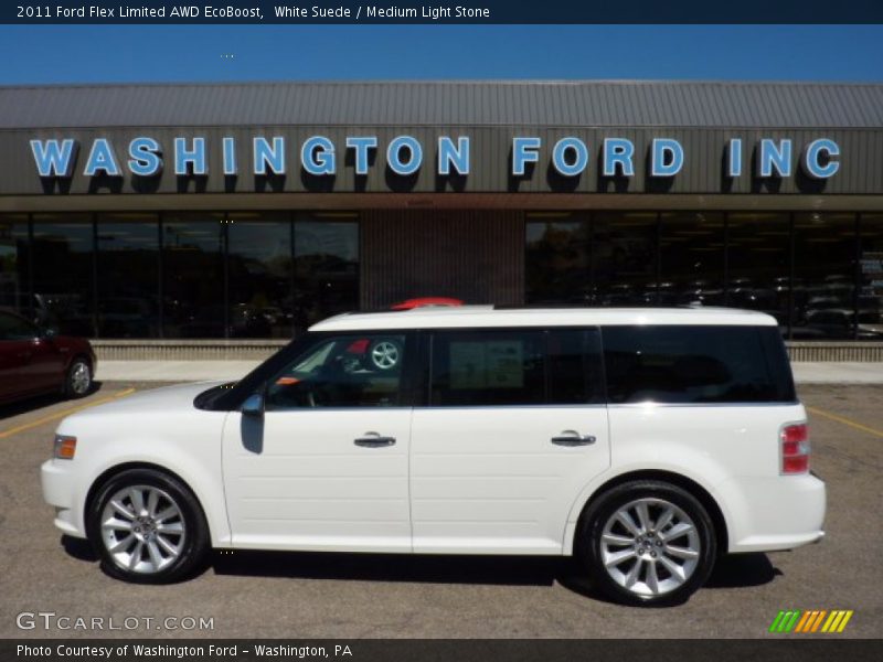 White Suede / Medium Light Stone 2011 Ford Flex Limited AWD EcoBoost
