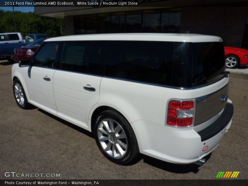 White Suede / Medium Light Stone 2011 Ford Flex Limited AWD EcoBoost