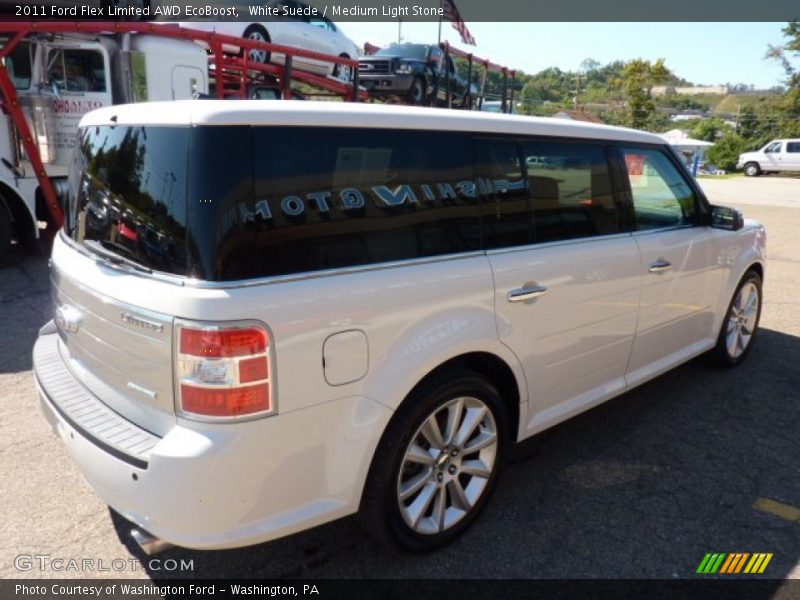 White Suede / Medium Light Stone 2011 Ford Flex Limited AWD EcoBoost