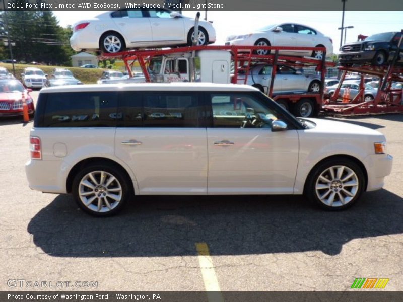 White Suede / Medium Light Stone 2011 Ford Flex Limited AWD EcoBoost