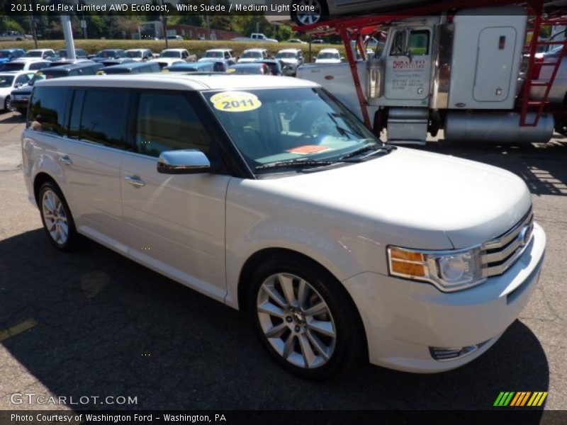 White Suede / Medium Light Stone 2011 Ford Flex Limited AWD EcoBoost