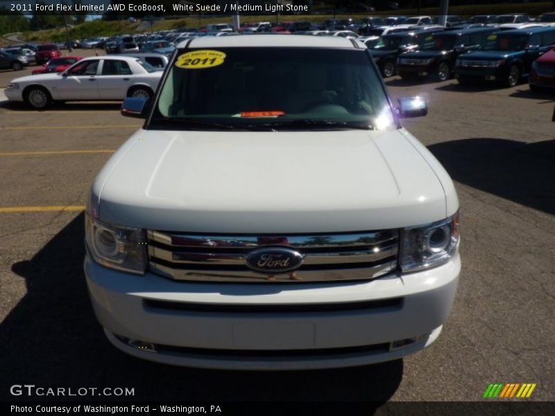 White Suede / Medium Light Stone 2011 Ford Flex Limited AWD EcoBoost