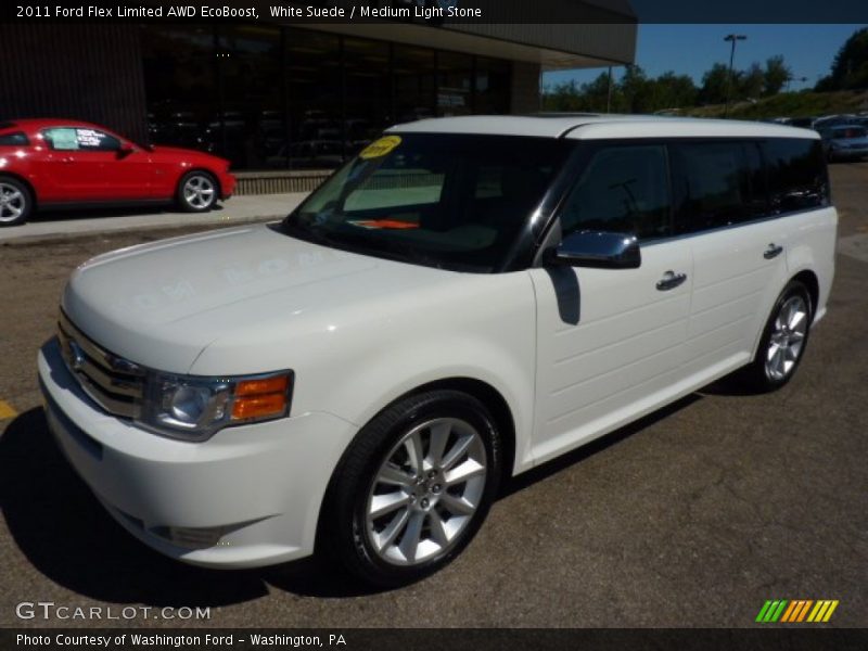 White Suede / Medium Light Stone 2011 Ford Flex Limited AWD EcoBoost