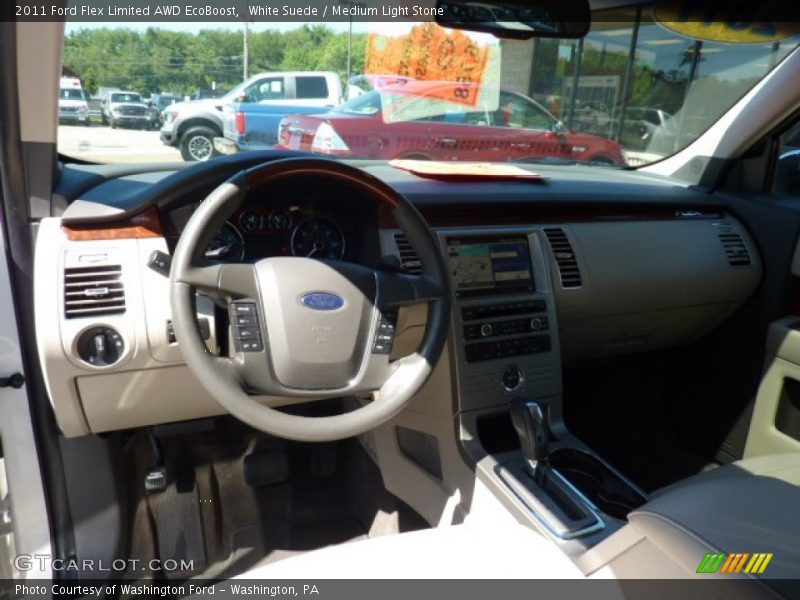 White Suede / Medium Light Stone 2011 Ford Flex Limited AWD EcoBoost