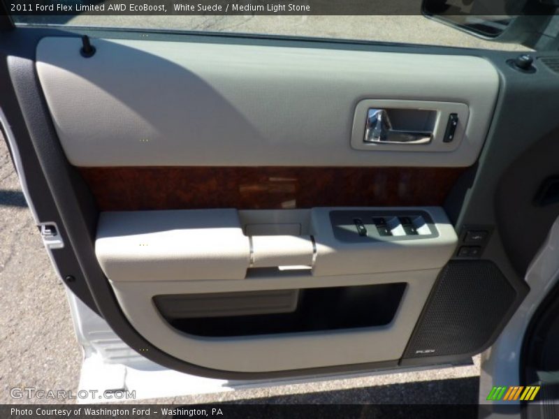 White Suede / Medium Light Stone 2011 Ford Flex Limited AWD EcoBoost