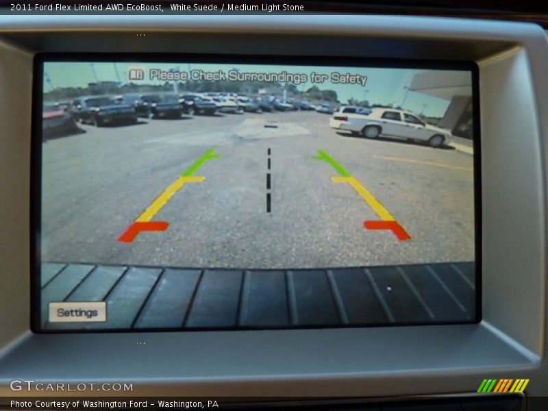White Suede / Medium Light Stone 2011 Ford Flex Limited AWD EcoBoost