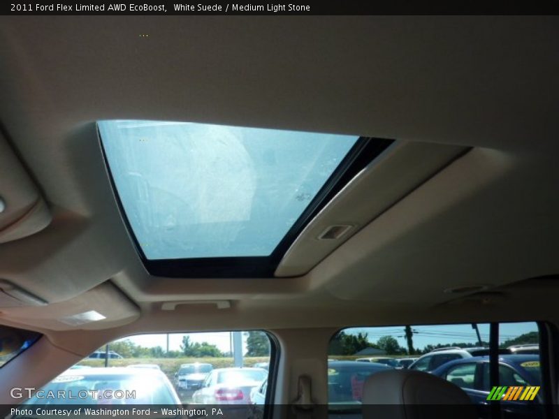 White Suede / Medium Light Stone 2011 Ford Flex Limited AWD EcoBoost