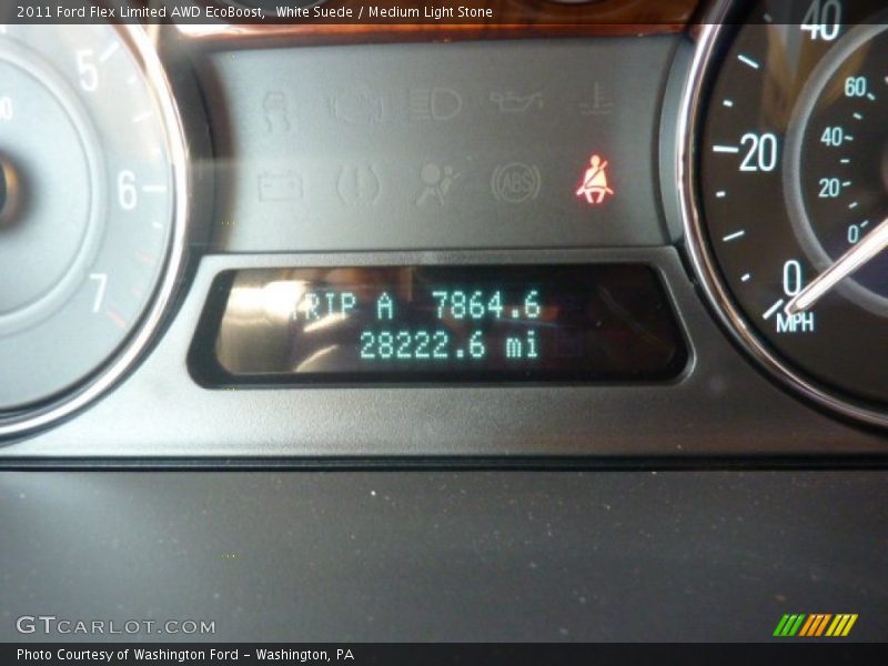 White Suede / Medium Light Stone 2011 Ford Flex Limited AWD EcoBoost
