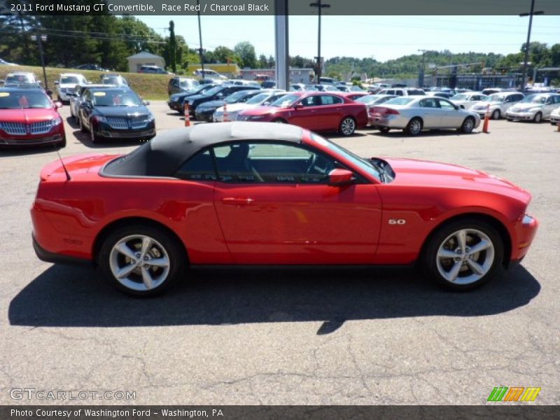 Race Red / Charcoal Black 2011 Ford Mustang GT Convertible