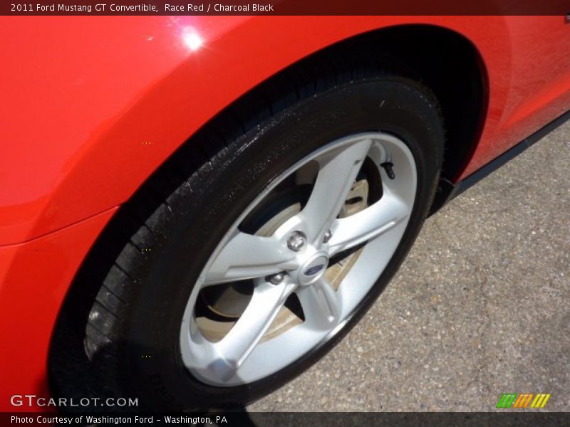 Race Red / Charcoal Black 2011 Ford Mustang GT Convertible