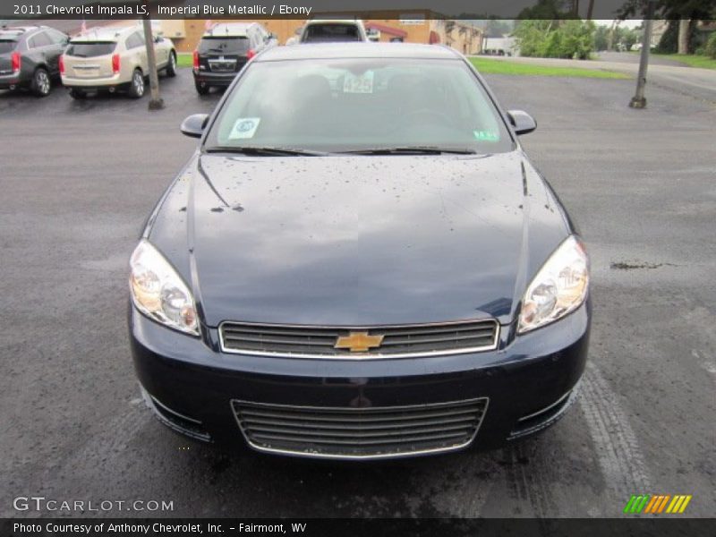 Imperial Blue Metallic / Ebony 2011 Chevrolet Impala LS