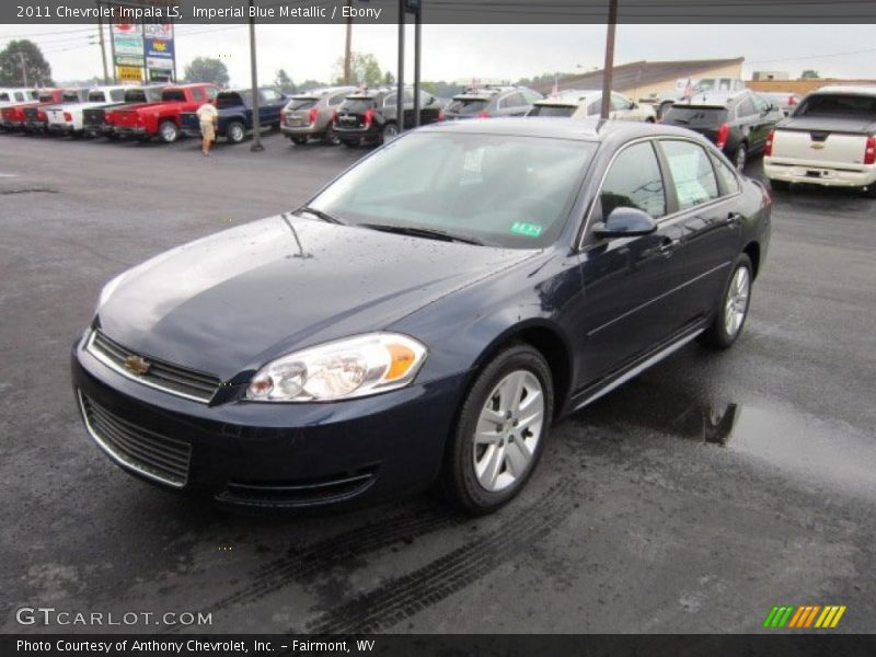Imperial Blue Metallic / Ebony 2011 Chevrolet Impala LS