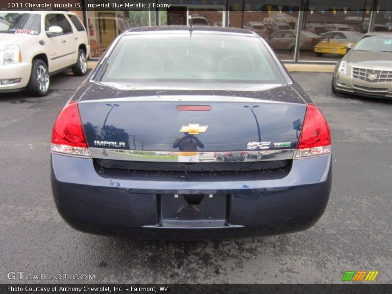 Imperial Blue Metallic / Ebony 2011 Chevrolet Impala LS